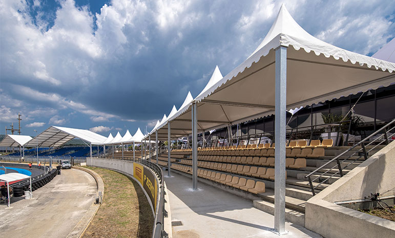 Couverture de tribunes - Toit Garden