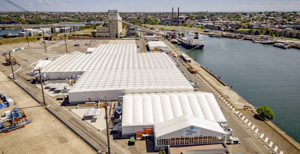 Projet de parc des expositions temporaire - Sydney