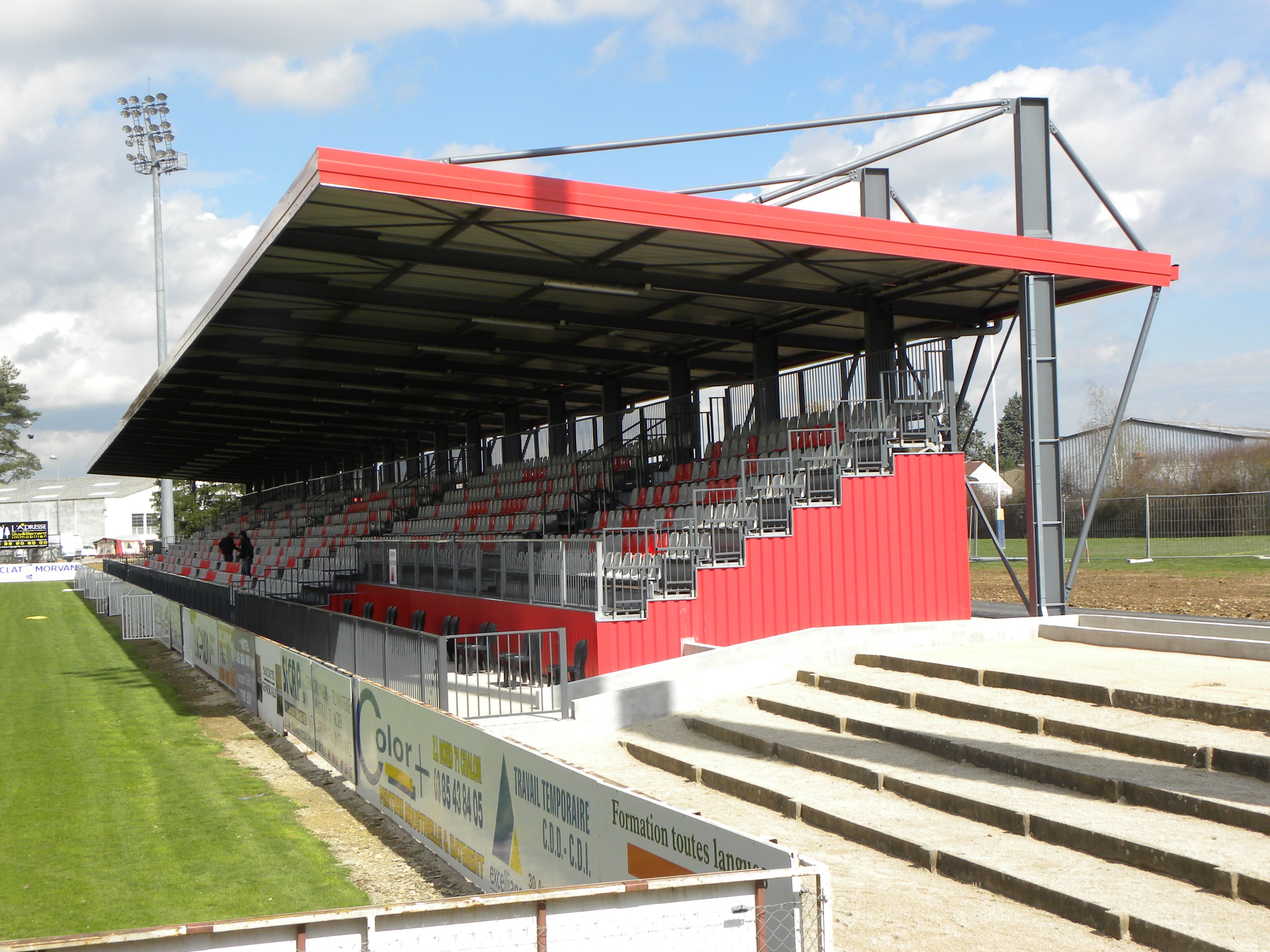 Projet d'agrandissement de tribunes - Chalon Rugby- GL events