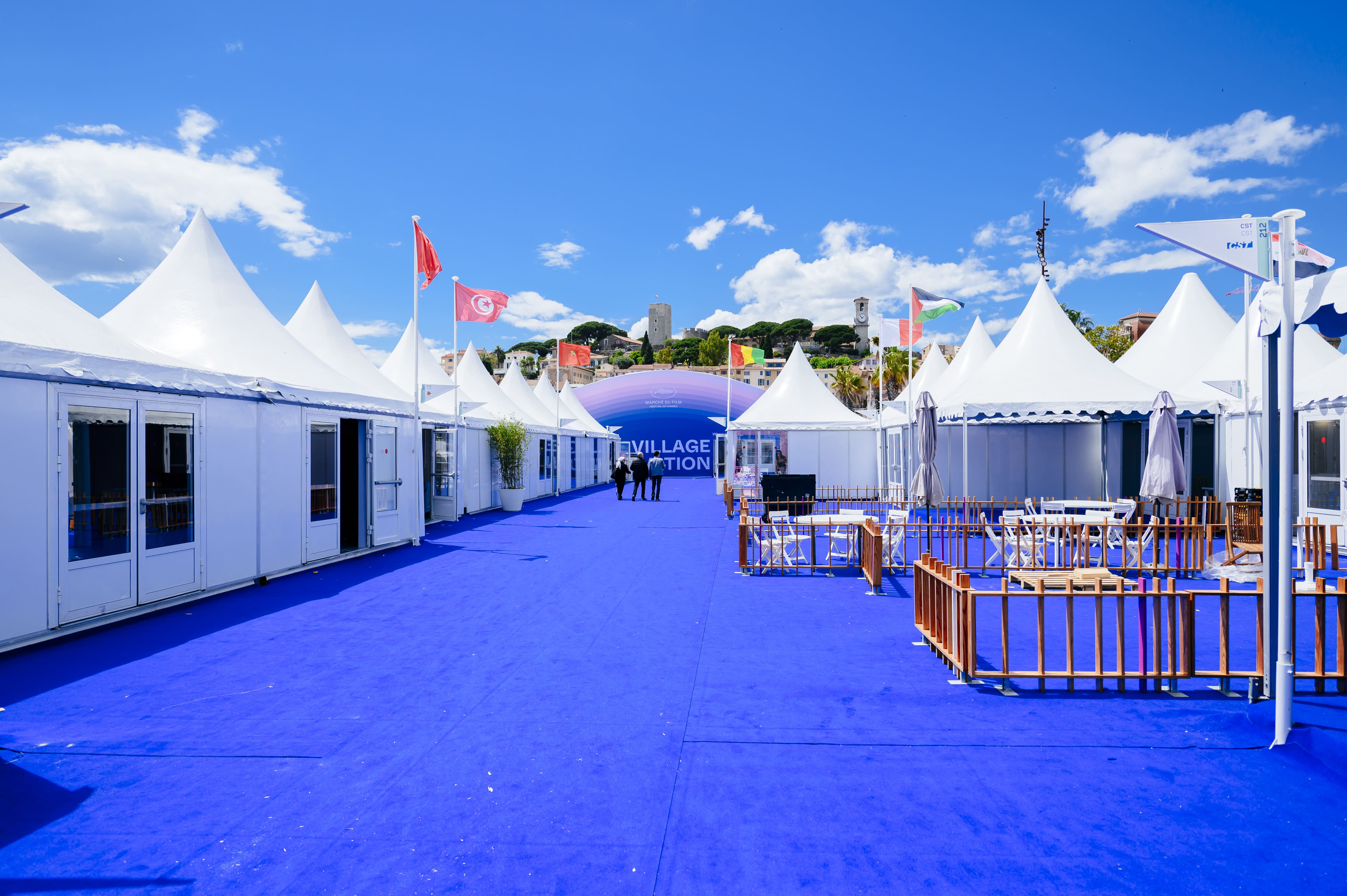Salle de cinéma Agnès Varda_Chapiteau événementiel tridimentionnel_Festival de Cannes 2024