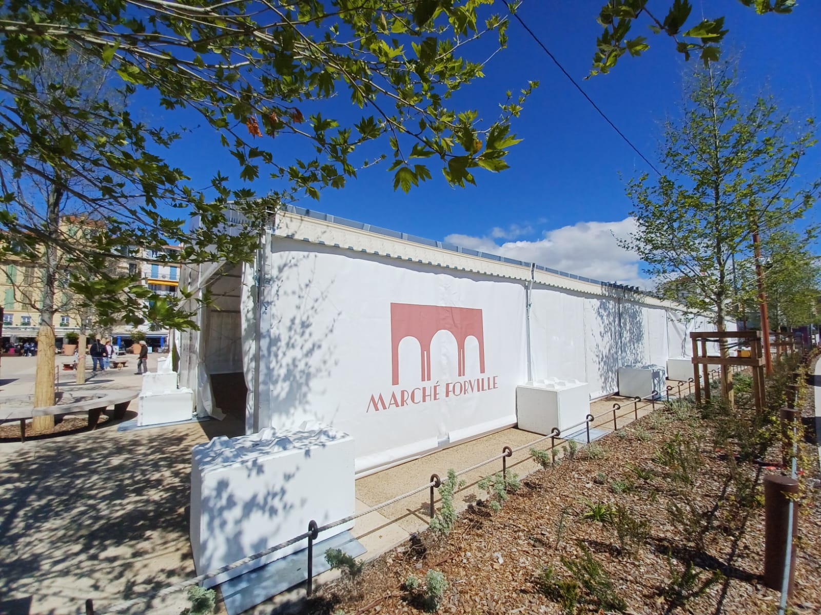 Marché de Forville - Bâtiment temporaire