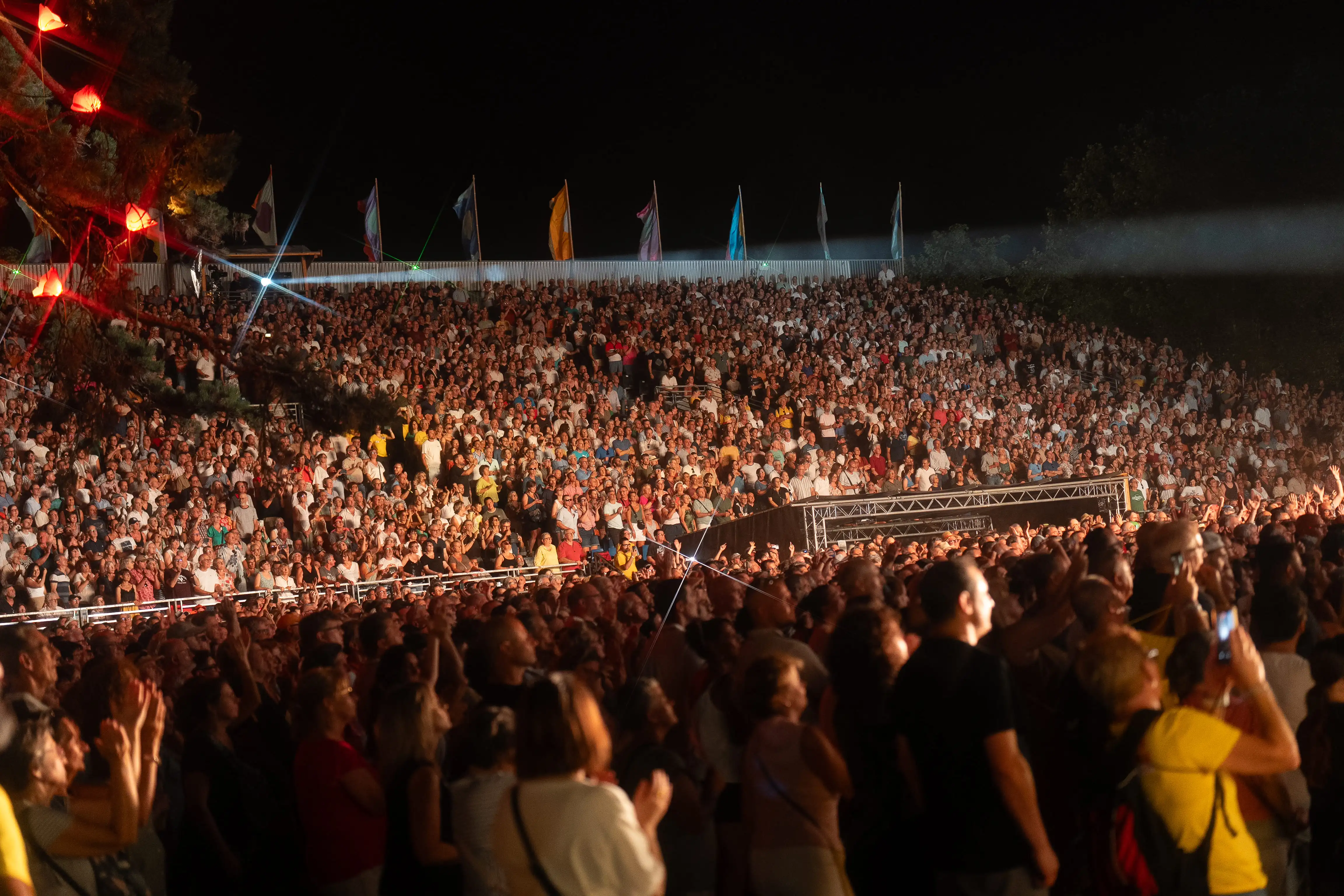 Tribunes pour festival