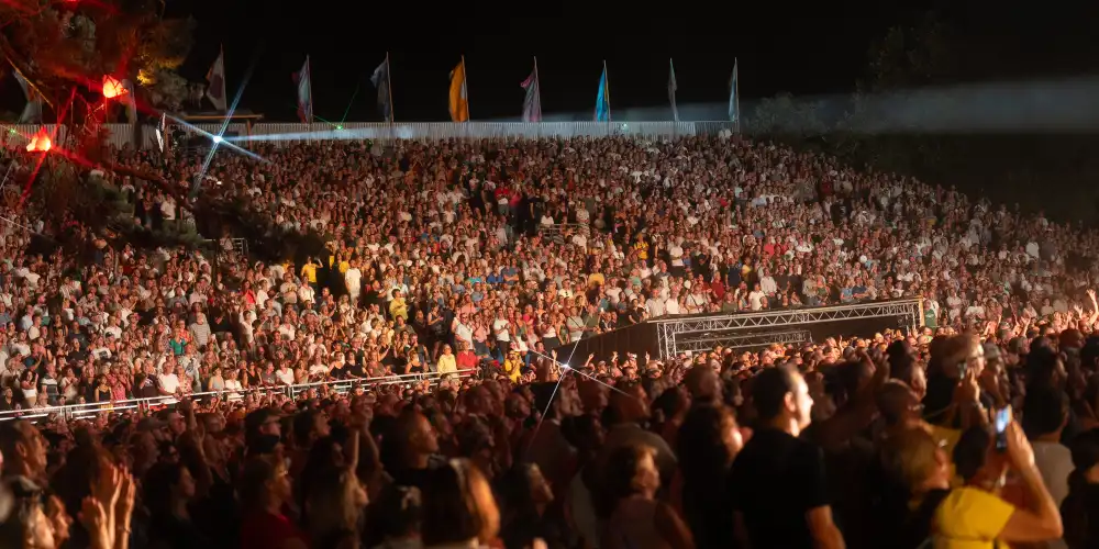 Tribunes pour festival