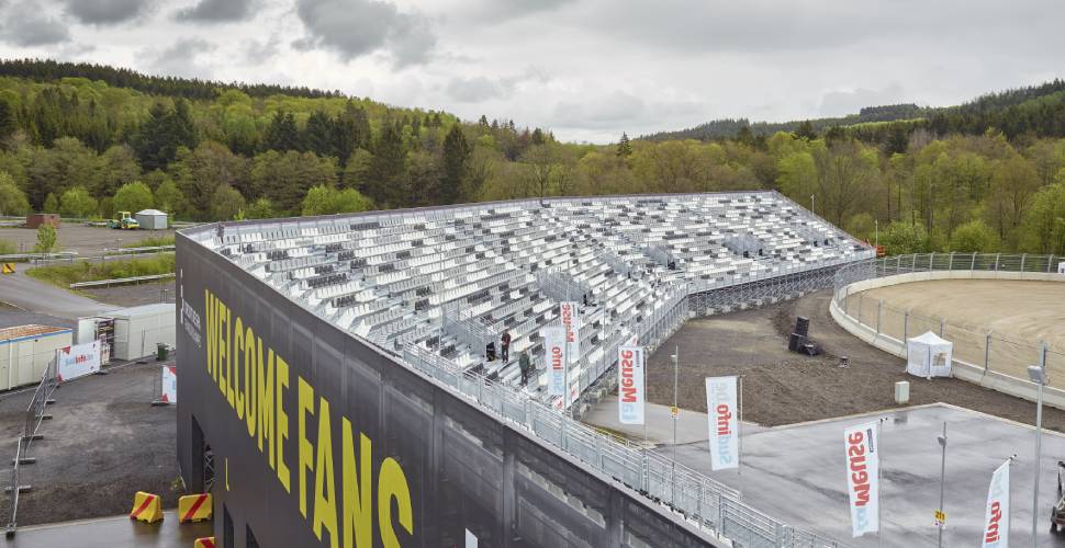 circuit SPA Francorchamps - tribunes semi-permanentes